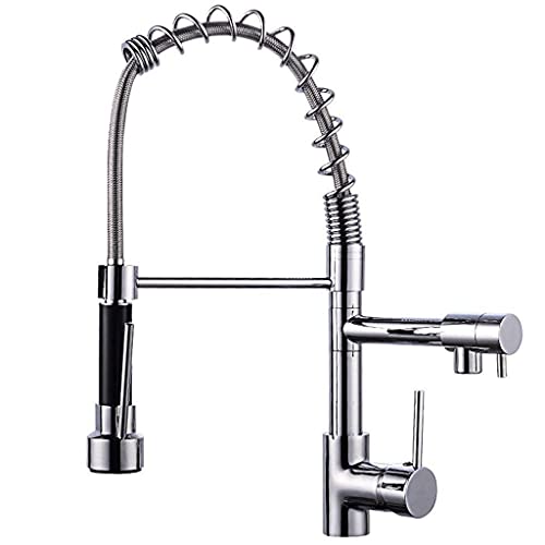 Robinet à ressort de cuisine avec douchette pour simplifier la vaisselle et la cuisine au quotidien