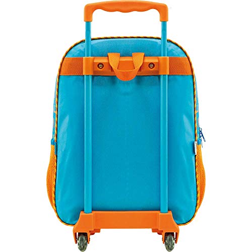 Mala Escolar com Rodinhas 16, Galinha Pintadinha, 8900, Azul