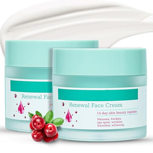 Skin Renewal Face Cream, Melasma Cream, Pigmentation Removal Cream For Men & Women, Dark Spot Remover For Face - Corrector For Age Spots Sun Spots Freckles Melasma Brown Spots (2 Pack)