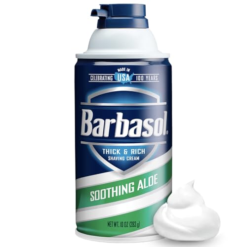 Barbasol Soothing Aloe Thick & Rich Shaving Cream 10 Oz (Pack of 12) - Image 3