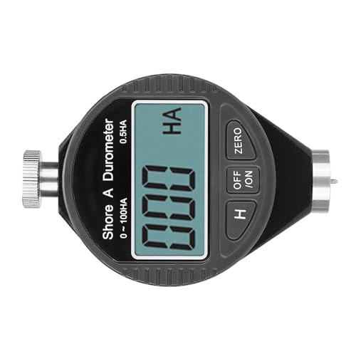 Medidor de dureza digital Shore A 100HD con visor LCD para materiales de caucho 4