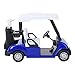 WINOMO Mini chariot en métal moulé sous pression - Mini modèle - Véhicule de traction - Véhicule de clubs - Jeu de jouets de bureau - Décor de voiture de golf - Bleu - 1:20