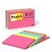 Post-it Notes 6355AN Original Pads in Cape Town Colors, 3 x 5, Lined, 100-Sheet (Pack of 5)