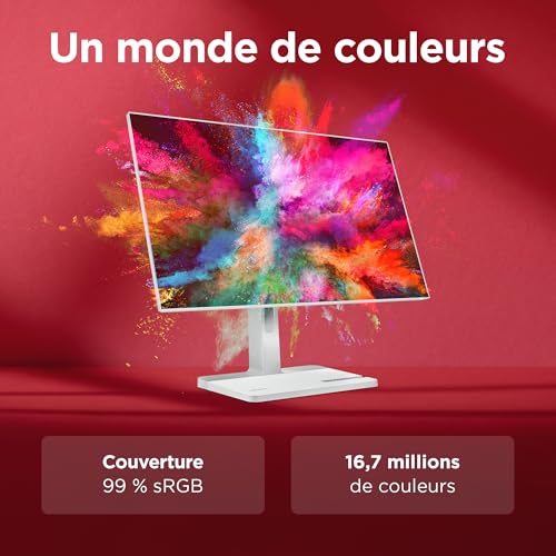 Écran Lenovo 67BDUAC6EU Full HD 23 8 - vue 7
