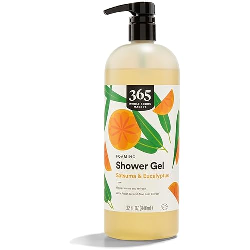 365 by Whole Foods Market, Foaming Shower Gel, Satsuma & Eucalyptus, 32 Fl Oz