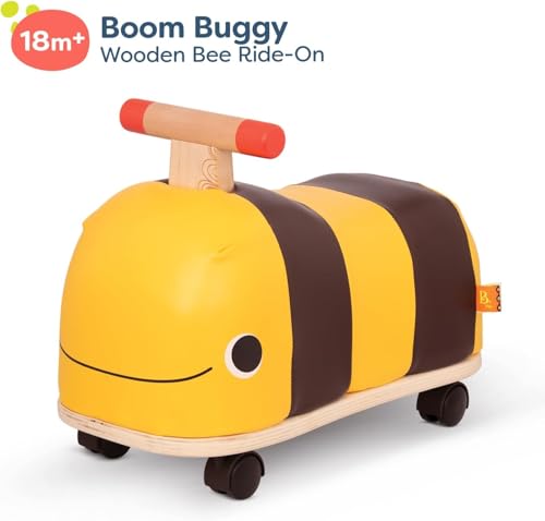B. toys Boom Buggy – Rutscher Biene aus Holz mit 4 Rädern – Ansicht 3