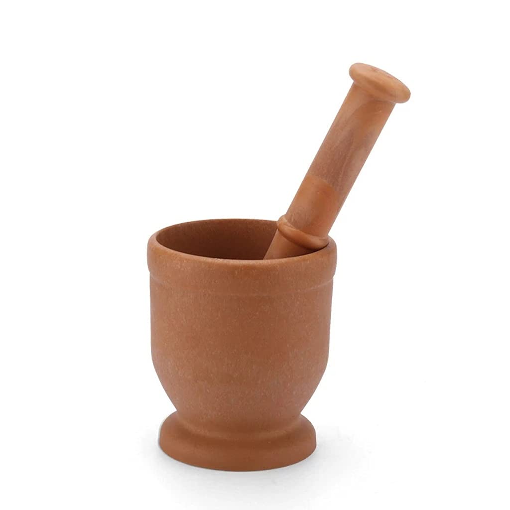 Spice Crusher Resin Bowl Mortar and Pestle Pepper Grinder Herbs Garlic Mixing Press Kitchen Tool