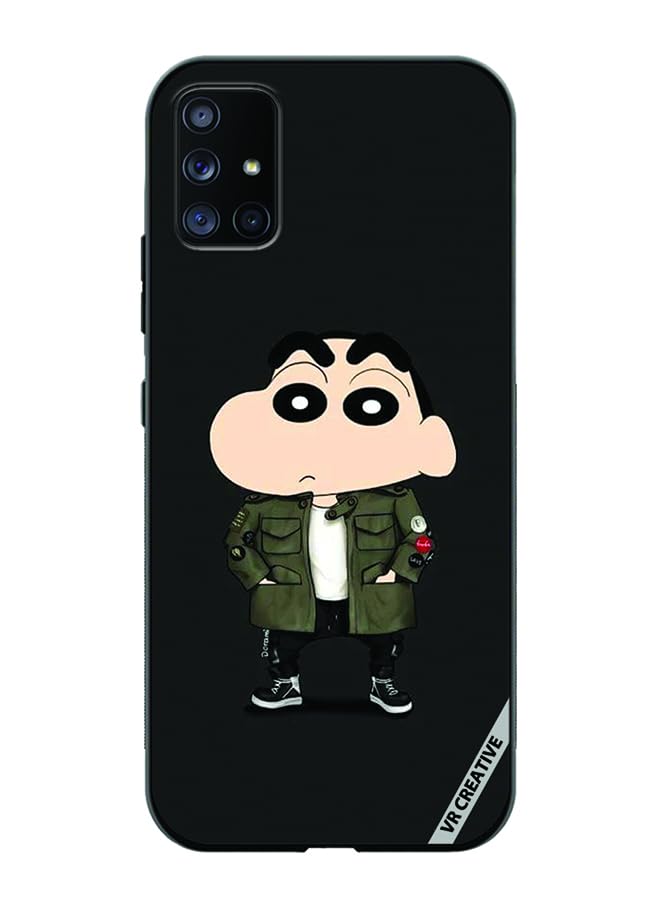VR Creative Protective Case Cover For Samsung Galaxy A71 5G Shinchan Design Multicolour