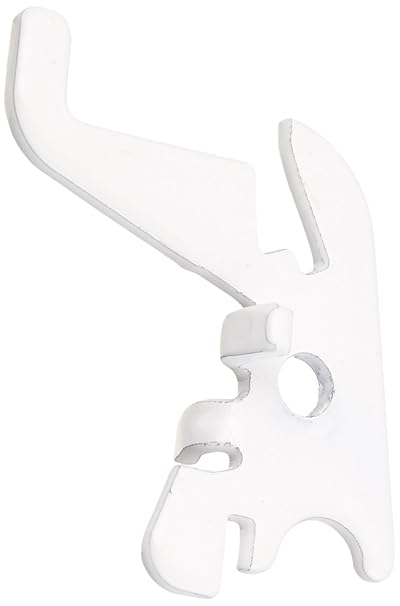 Wall Control 10-HS-001 W Pegboard Standard Slotted Hook Pack Slotted Metal Pegboard Hooks for Wall Control Pegboard Only, White