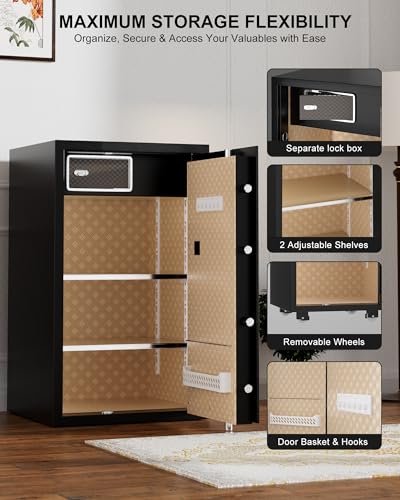 Image of TIGERKING Large Safe for Home 7.2 Cu Ft, Touchscreen Digital Keypad Lock
