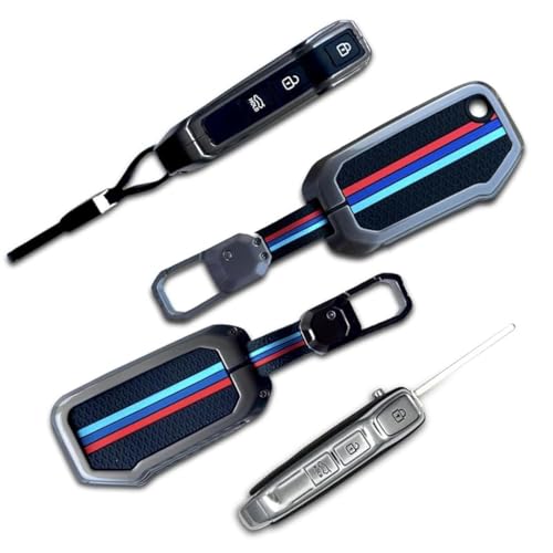 Image of NEODRIFT 'KeyShield' Car Key Cover for Kia Carens (Shape 2, 03 Buttons) (Durable, Stylish, and 360 Protection)