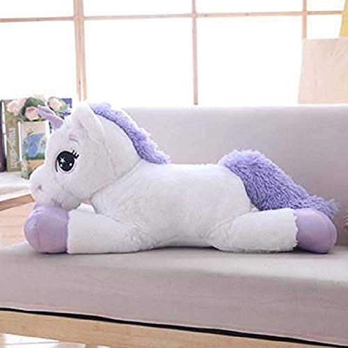 Image of HUG 'n' FEEL SOFT TOYS Soft Toys Unicorn Plush Toys Giant Size Unicorn Stuffed Animal Horse Toy Soft Unicornio Peluche Doll Gift Children White 100cm Plush & Stuffed Toys