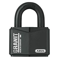 ABUS Vorhangschloss Granit 37RK/70 SZP Premium-Schloss für höchste Beanspruchungen - erhöhter Bügelschutz - Sicherheitslevel 10 - inkl. 2 Schlüssel und Sicherungskarte - schwarz - 79161 – Ansicht 1