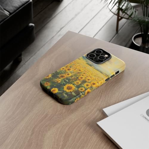 Coque iPhone 14 Pro Max tournesol rigide mate anti rayures