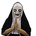 Produktbild YK Grimace Halloween Scary Latex Mask Sister Virgin Mary Performing Masquerade Dress Up The Conjuring 2 Terrorist Props (Blue eye)