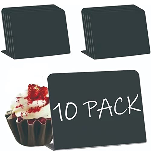 Minitavla, 10 st mini svarta tavlor, liten tavla, skyltar för fest, bröllop, bord, kök, butik, hem, kontor, nummermeddelande,