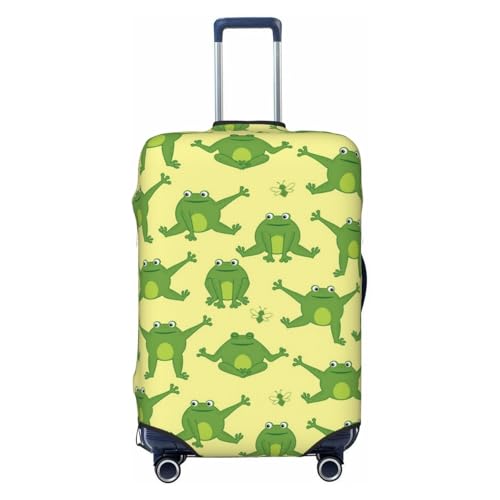 Funny Frogs Travel Luggage Covers - Elasticity Suitcase Covers Protector for Luggage 18-32 Inch