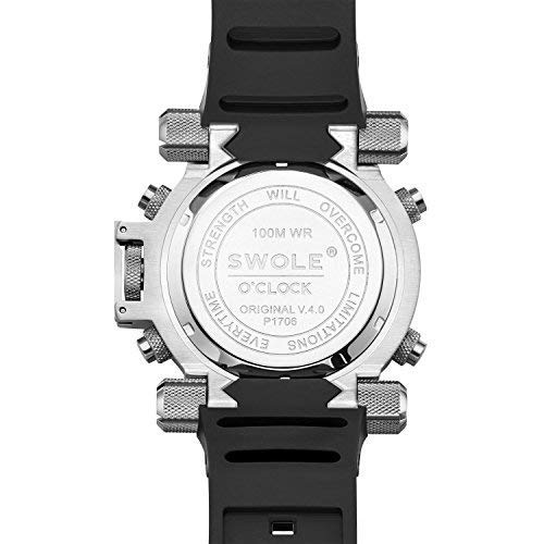 Buy Swole O'clock Quartz AnalogDigital White Dial Men's Watch Zeus51