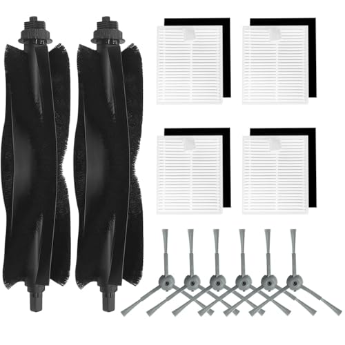 Image of Replacement Parts Compatible with Eufy L60 /L50 Series Robot Vacuums, Accessories Including 2 Main Brush, 4 Hepa Filters, 6 Side Brushes