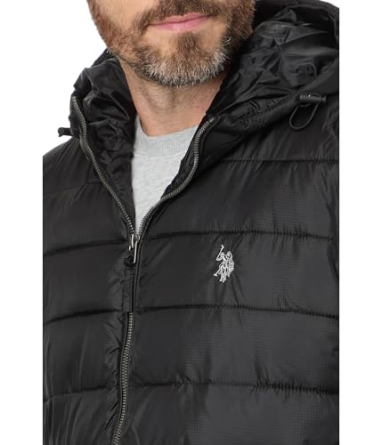 U.S. POLO ASSN. Men USPA Channel Hooded Puffer Vest2