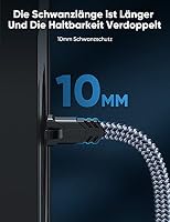 SNOWKIDS Cat 8 LAN Kabel 5meter - Netzwerkkabel 5m 40Gbps Hohe Geschwindigkeit, Ethernet Kabel - 2000MHz S/FTP RJ45 Gigabit Flach Nylon Patchkabel f¨¹r Router/Modem/TV/Switch, erhältlich in 0,25-31 m – Ansicht 5