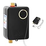ROGONPDK 3500W Elektrische Wassererhitzer, Warmwasserbereiter Warmwasser Durchlauferhitzer, Klein Wandhängend Warmwasserbereiter, 220V Elektro Wassererhitzer, Elektronischer Durchlauferhitzer