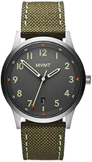 MVMT Analog Quarzuhr für Herren mit Grünes Nylonband - 28000014-D