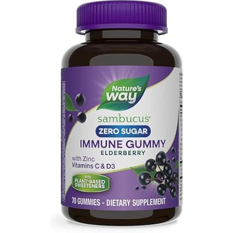 Nature’s Way Sambucus Zero Sugar Gummies Cover