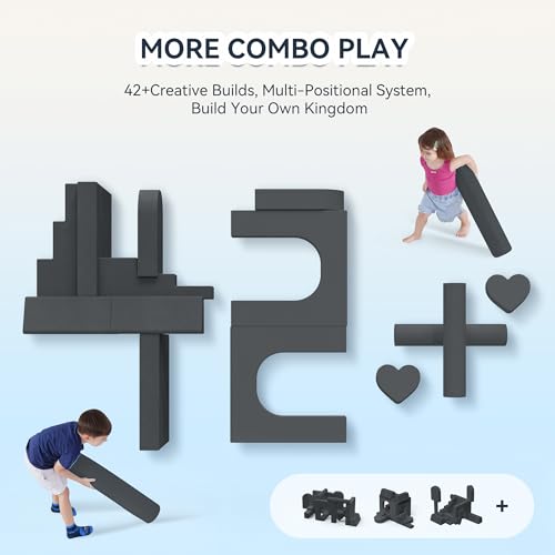 Modular Play Couch for Toddlers - 14PCS DIY Sofa for Creative Playrooms and Bedrooms