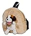 katerina Prestige - Zaino in peluche, motivo: cane San Bernardo, 24/20/10 cm