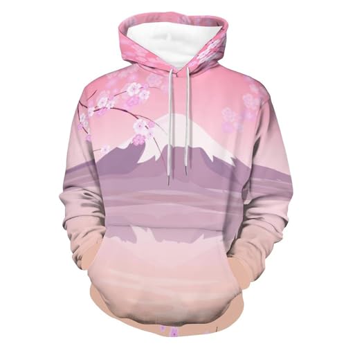 Hoodie des cerises avec grand sweat à capuche et manches longues