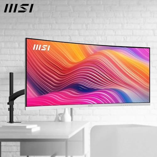 Miniatura 5 de MSI Modern MD342CQPW Monitor Curvo de 34" UWQHD 1500R, Panel VA 3440 x 1440, 21:9, KVM, Pip/PBP, 120Hz, 300 nits, Anti-Glare, Altavoces Integrados, Ajustable en 3 direcciones, HDMI 2.0b
