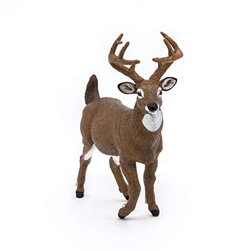 Papo -Hand-Painted - Figurine -Wild Animal Kingdom - White-Tailed Deer -53021 -Collectible - For Children - Suitable For Boys And Girls- From 3 Years Old #TOP10