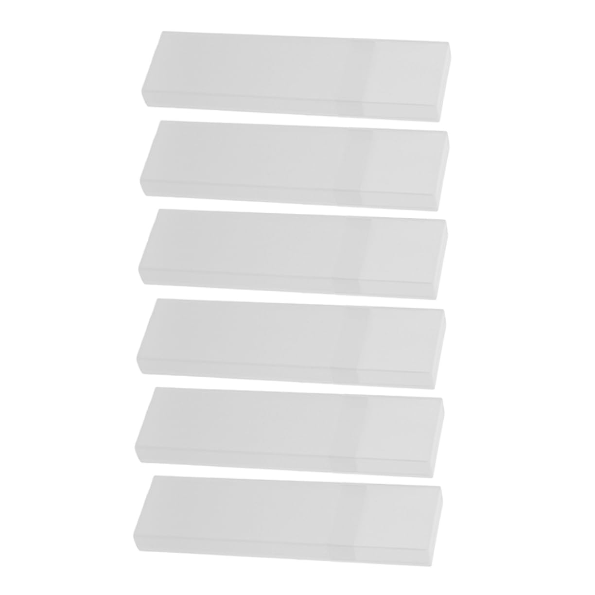 Healeved Scraper Travel Case 6pc Oral Care Holder Portable Box Plastic Scraper Storage Case Multipurpose for Toothbrushes