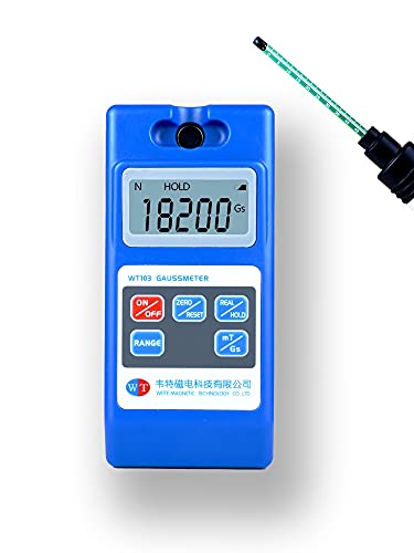 Medidor Digital Gauss/Tesla WT103 2000mT Campo Magnético miniatura 4