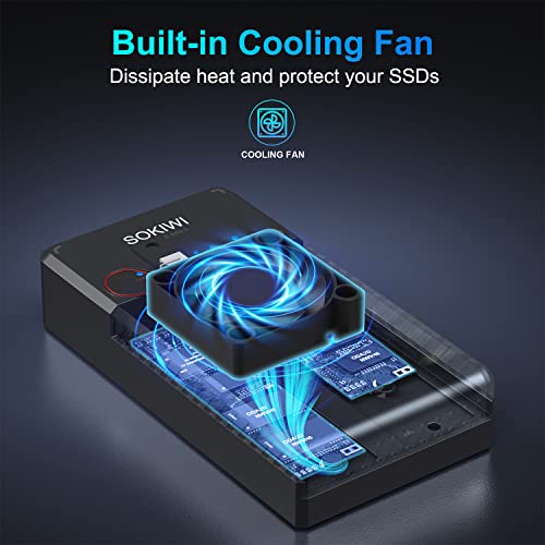 Sokiwi NVMe M.2 Duplicator Dual-Bay Offline Clone Tool-Free の商品画像 3