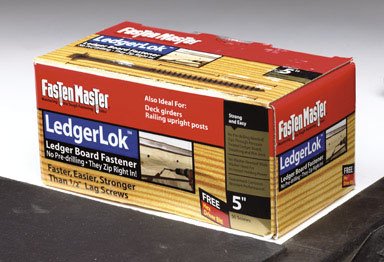 FastenMaster LedgerLok No. 5 x 5 in. L Hex Hex Washer Head Galvanized Steel Deck Screws 50 per box