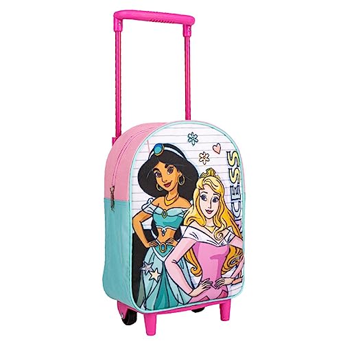 Cartable à roulettes Princesses Disney Rose