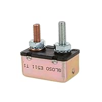 Vista 10 de GLOSO Disyuntores Tipo Perno Prisionero para Camión Autobús RV Automotriz Motocicleta Sin Soporte Cubierta de Metal Reinicio Automático (T1) - 1 1