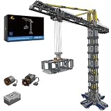 JMBricklayer RC Tower Crane Building Blocks, Construction Machine with Motor/APP Remote Control, Technic Crane Building Sets, Kids, Adults, Engineering Toys Fans(1797Pieces)