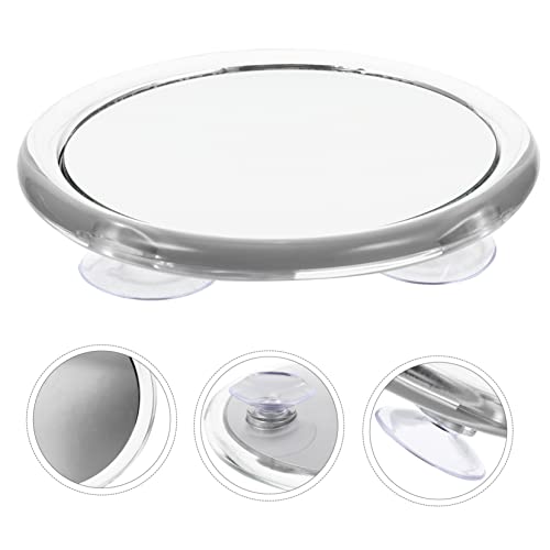 Frcolor Round Edge Magnifying Glass Makeup Vanity Mirror Portable Mirror Pocket Magnifying Glass One-Sided Travel Mirror Round Glass Round Side Magnifying Glass 20X Daily Use Travel Mirror #TOP2
