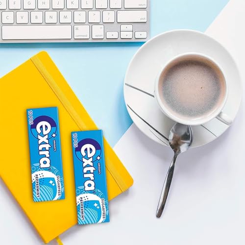 Extra Chewing Gum 10 x Sugar Free Selection Fresh Bulk box All Mix Flavours - Peppermint, Watermelon, Strawberry, Ice, Apple, White, Cool Breeze, Bubblemint, Blueberry, Spearmint Sold by VR Angle