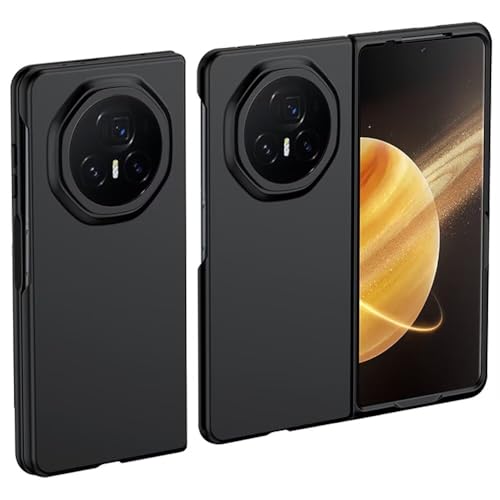 EASSGU Funda de Silicona Adecuada para Honor Magic V3 (7.92' Inches), Resistente a La Piel y Resistente a Las Caídas y a Los Arañazos - Negro
