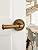 MRML Passage Door Handle Antique Brass Vintage Door Lever, Interior Hall Closet Kitchen Pantry Retro DoorHandle, Aluminium Alloy Handle Lever, 1 Pack