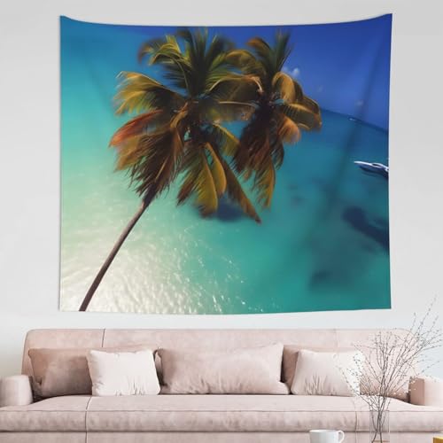 Tapisserie murale noix de coco drap de lit doux pour deco zen