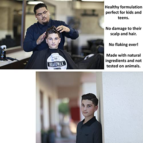 Boardwalk Matte Pomade 5Oz Firm Hold Clay, Strong Hold - Matte Finish. Water-Based/Soluble, Made With Volcanic Ash And Aloe-Vera, Vegan & Paraben-Free. #TOP4