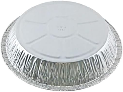 Miniatura 6 de Sartenes redondos de papel de aluminio de 9 pulgadas (paquete de 50), recipientes de lata desechables resistentes ideales para hornear, calentar,