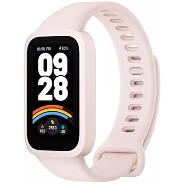 Relógio Mi Band 9 smart-band 9 ACTIVE (GLOBAL) (ROSA) Pulseira Inteligente, Tela AMOLED 1,47, Relógio inteligente, Fitness, Pulseira Impermeável, 50 Modos Esportivos