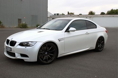Image of HOME13 Vinyl White Matte Car Wrap Sticker Sheet Roll Air Release Bubble Free Wrap Sticker (24x48 Inches,White Matte)