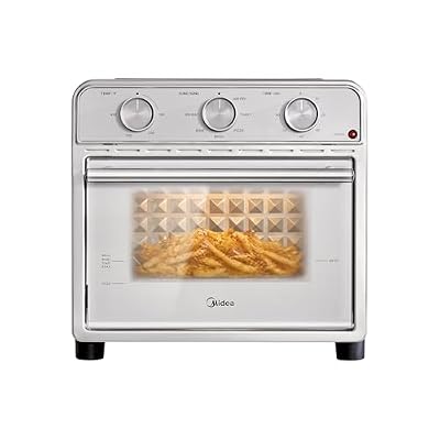 Midea Neo Air Fryer Toaster Oven Combo with Air Fry, Toast, Pizza, Broil, Bake, and Reheat Functions, 21.1 Quarts, Stainless Steel